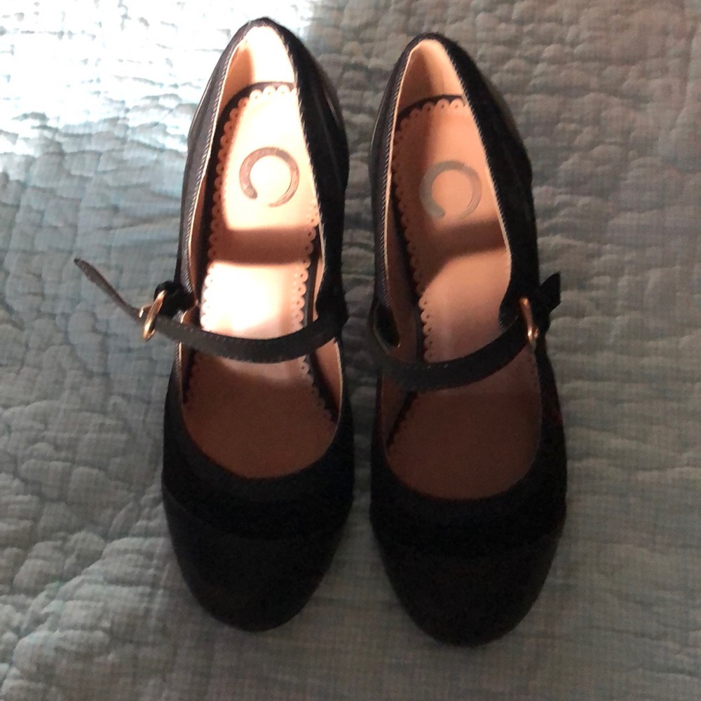 Black Mary Jane Heels